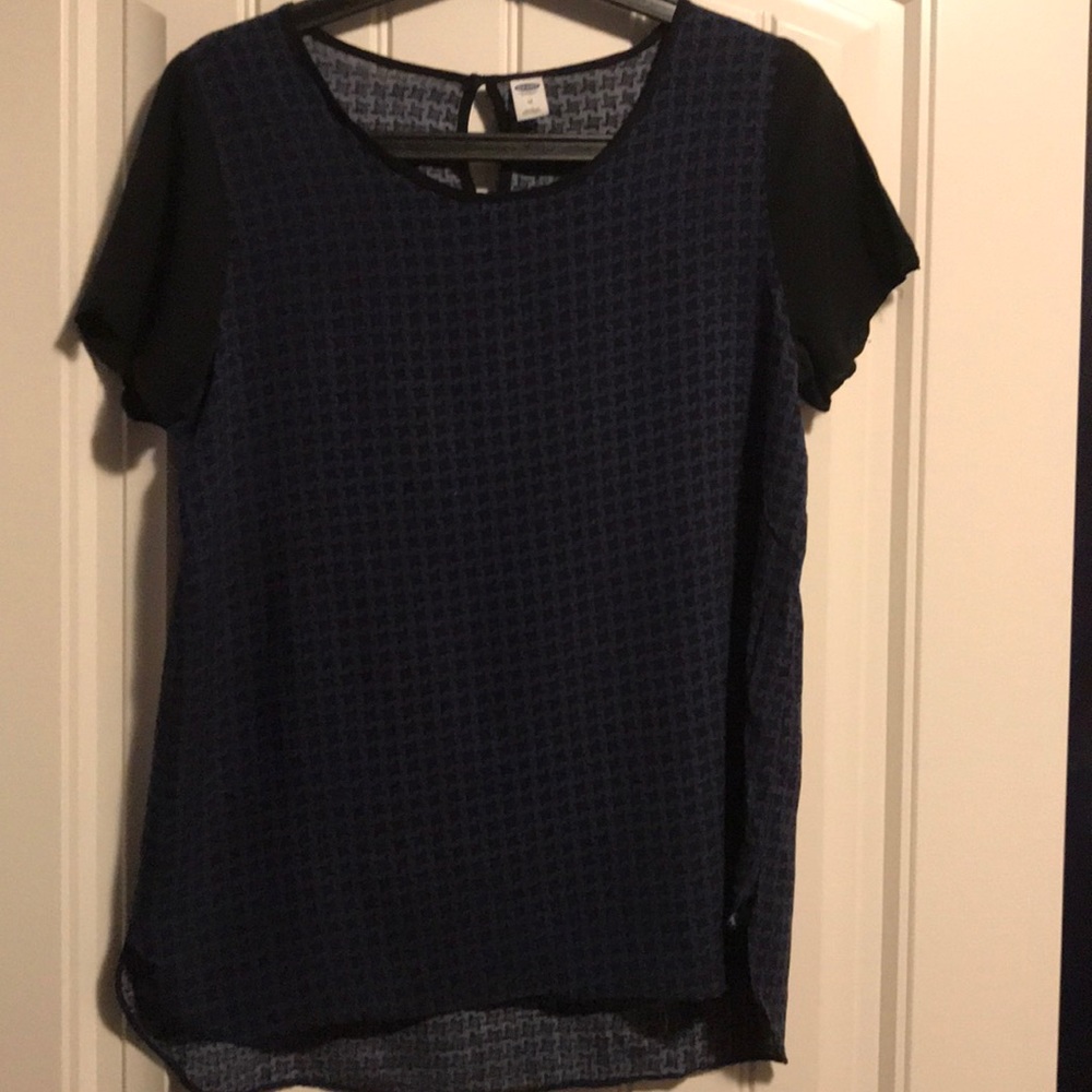 Houndstooth blouse